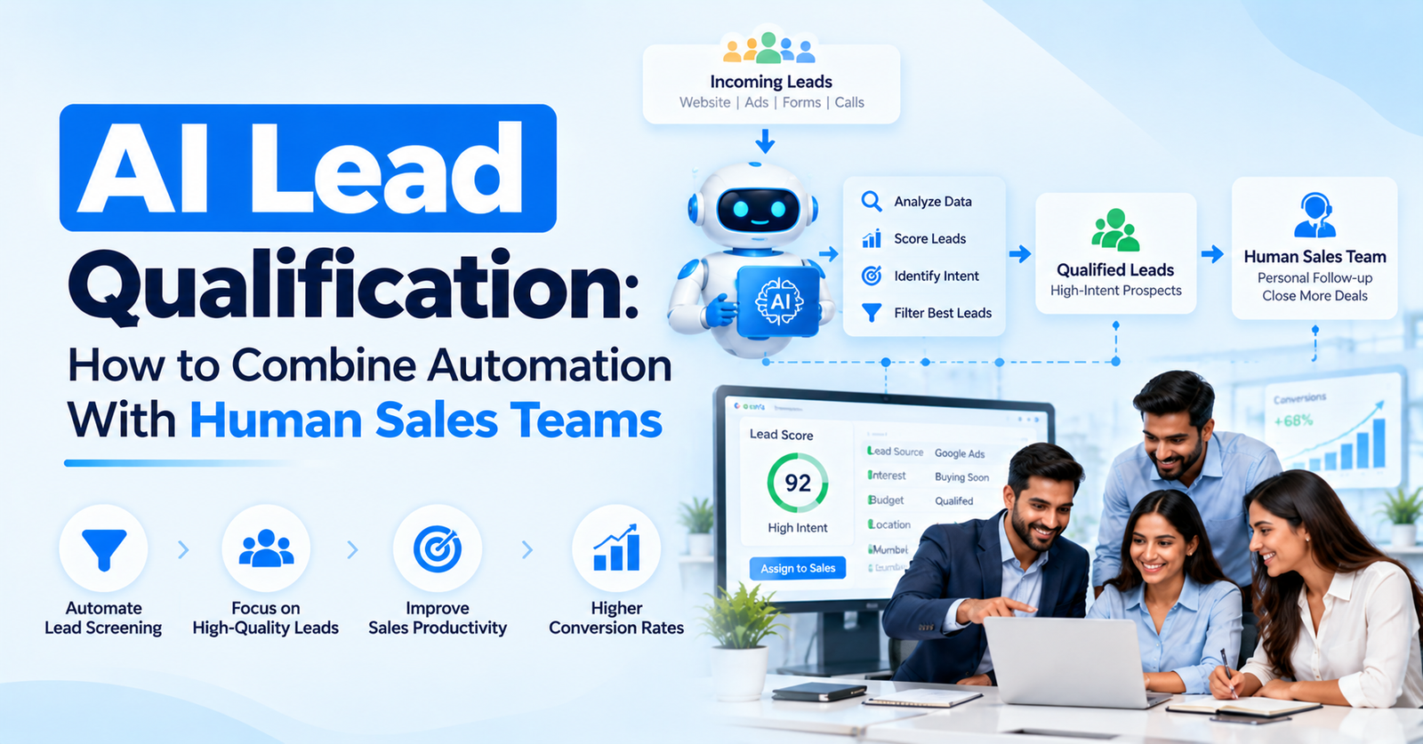 AI Lead Qualification: How to Combine Automation With Human Sales Teams