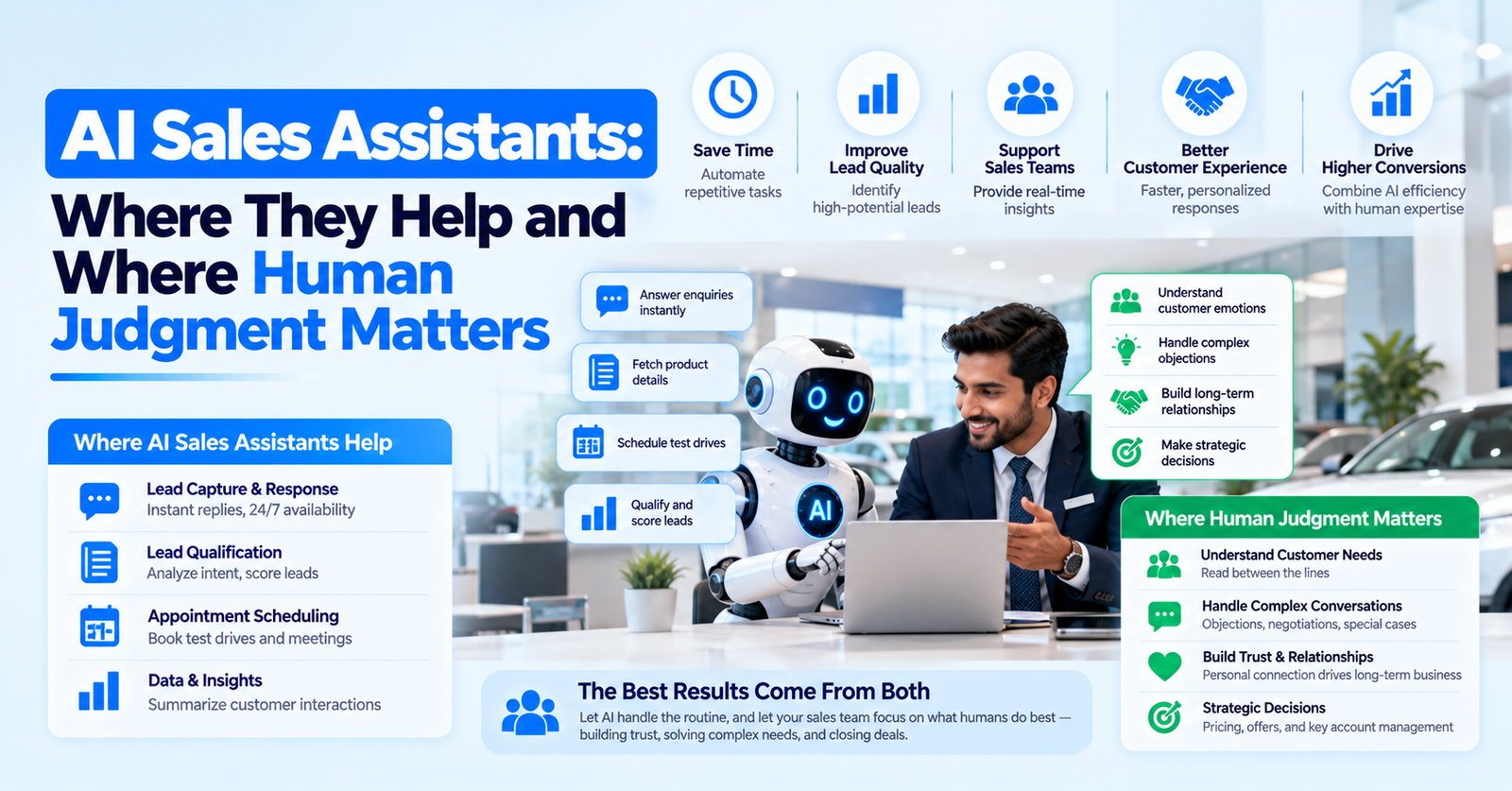 AI Sales Assistants: Where They Help and Where Human Judgment Matters