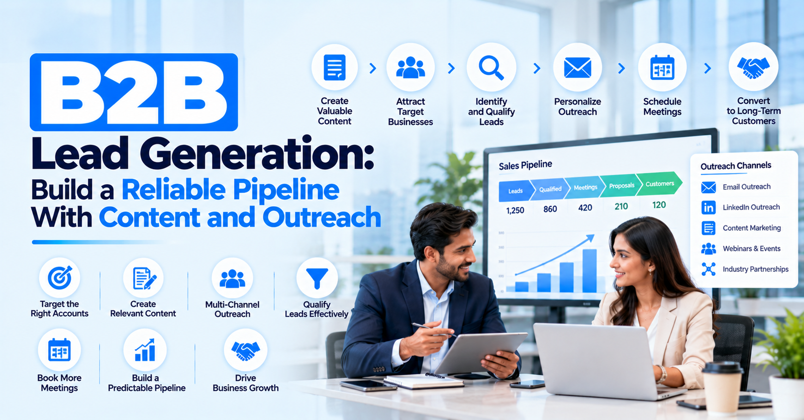 B2B Lead Generation: Build a Reliable Pipeline With Content and Outreach