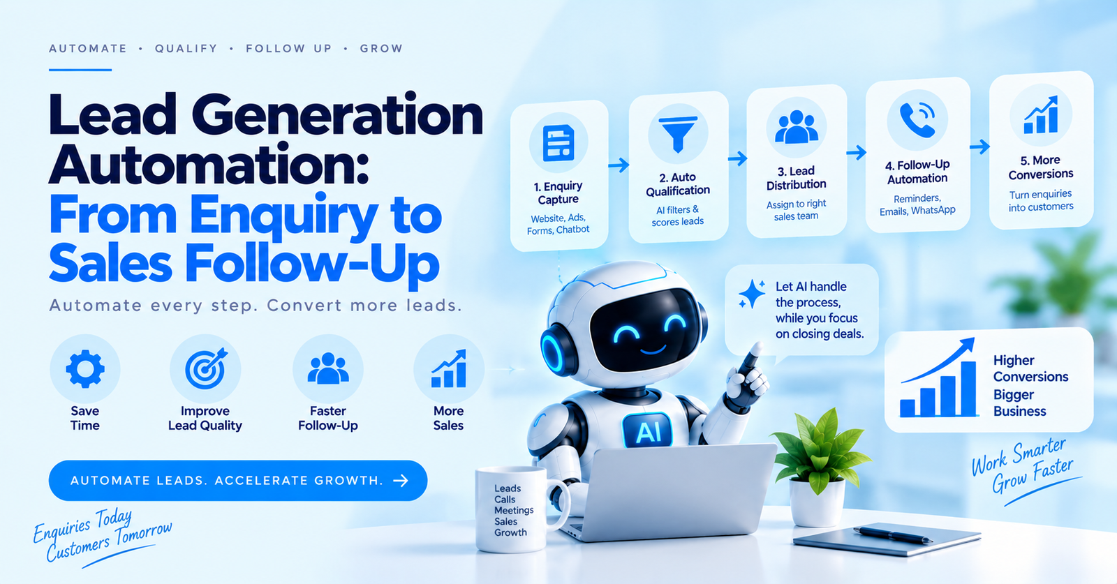 Lead Generation Automation: From Enquiry to Sales Follow-Up