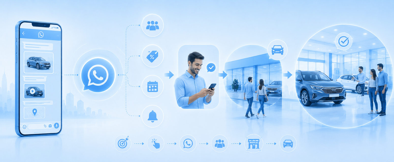 WhatsApp Marketing for Dealerships: Turning Clicks into Showroom Visits